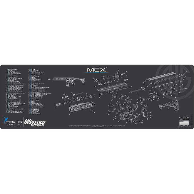 SIG SAUER® MCX Schematic Rifle Mat