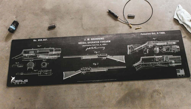 Browning® Shotgun Patent Magnum Gun Mat