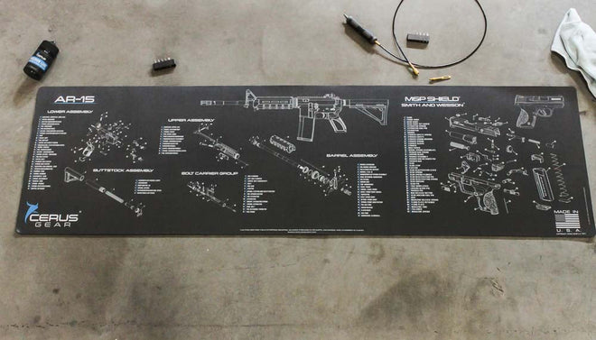 AR-15 & M&P Shield® Schematic Combo Magnum Gun Mat