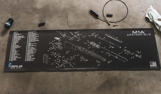 Springfield® M1A® Schematic Magnum Gun Mat