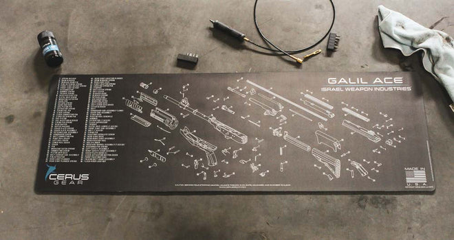 IWI Galil ACE Schematic Rifle Mat