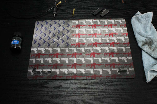 Red, White, and Blue Gun Flag