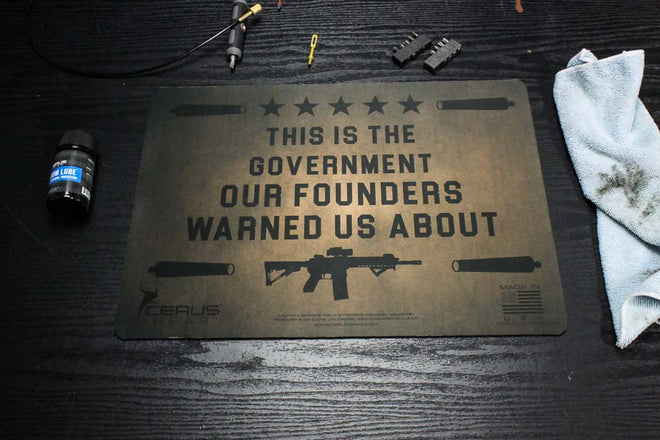 **LIMITED EDITION** FOUNDERS WARNED US PROMAT