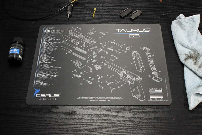 TAURUS® G3 Schematic Handgun Mat