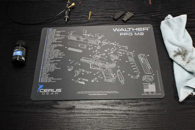 Walther® PPQ M2 Schematic Handgun Mat