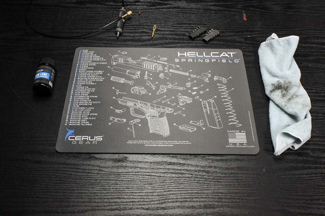 Springfield® Hellcat Schematic Handgun Mat