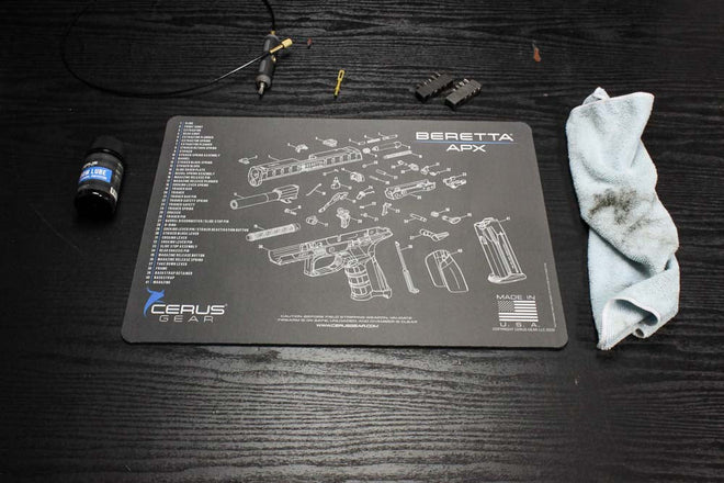 Beretta® APX Schematic Handgun Mat
