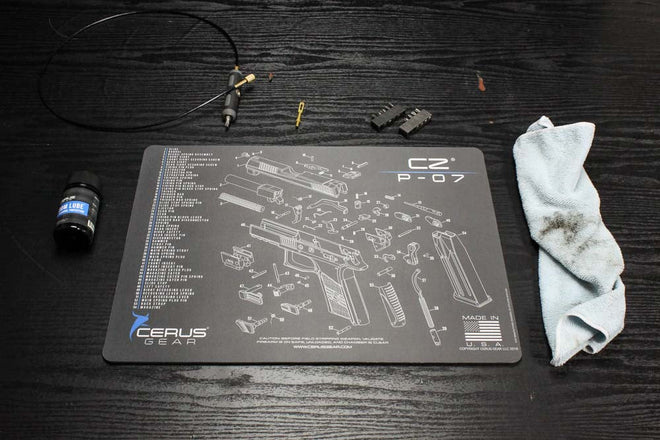 CZ® P-07 Schematic Handgun Mat